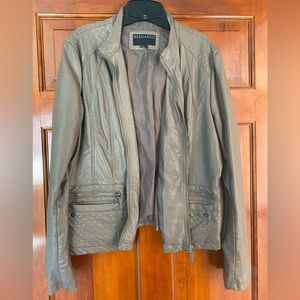 Faux leather size L jacket